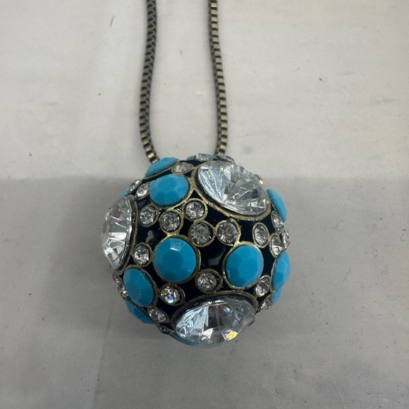 Long turquoise pendant - Picture 1 of 3